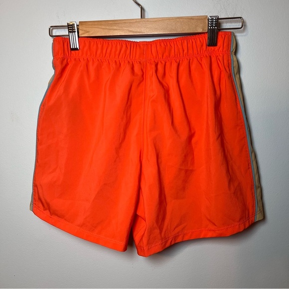 The North Face Elevation Shorts Women’s XS Lined Orange Tan Blue Running Workout - Picture 3 of 7